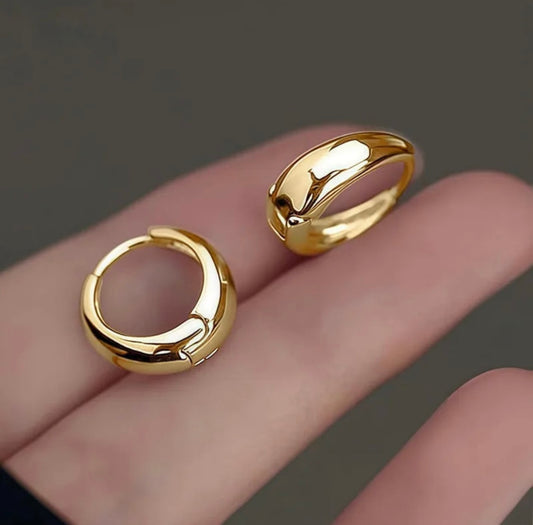 Classic Gold-Plated Mini Hoops ✨