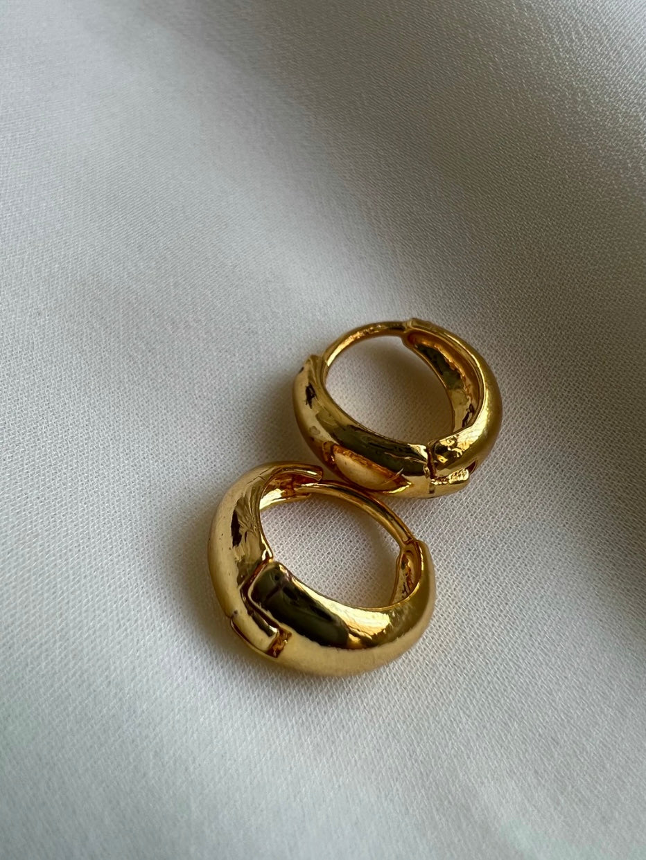 Classic Gold-Plated Mini Hoops ✨