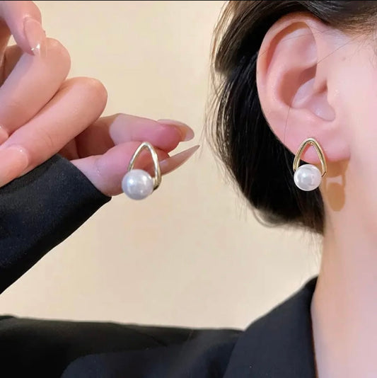Elegant Pearl Drop Earrings – Fayra Jewels