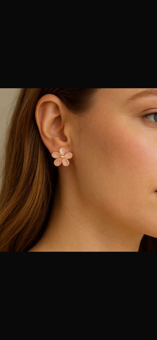 Blossom Pearl Flower Earrings – Fayra Jewels