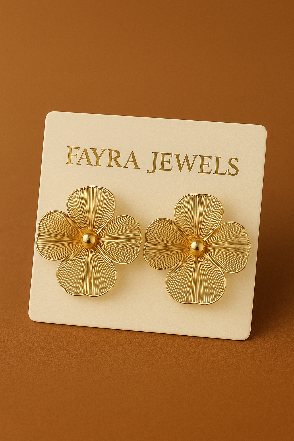 Golden Petal Bloom Earrings 🌼